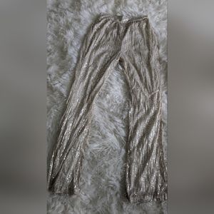 Stretchy sequin pant